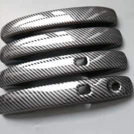 ZiWen Door Handle Cover Trim for Ford Ranger Everest 2024 2025 (Matte Black with Keyless Holes)