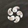 [NeoVenus] Natural Stone Magatama Necklace, Crystal, Quartz, 1 Piece