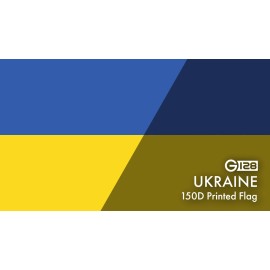 G128 NEW G128 Ukraine Flag 3-Pack 3x5 FT Ukrainian Printed 150D Polyester