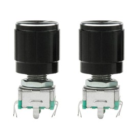 WMYCONGCONG 10 PCS 20MM EC11 Rotary Encoder Code Switch 7 Pins Digital Potentiometer with Knob Cap