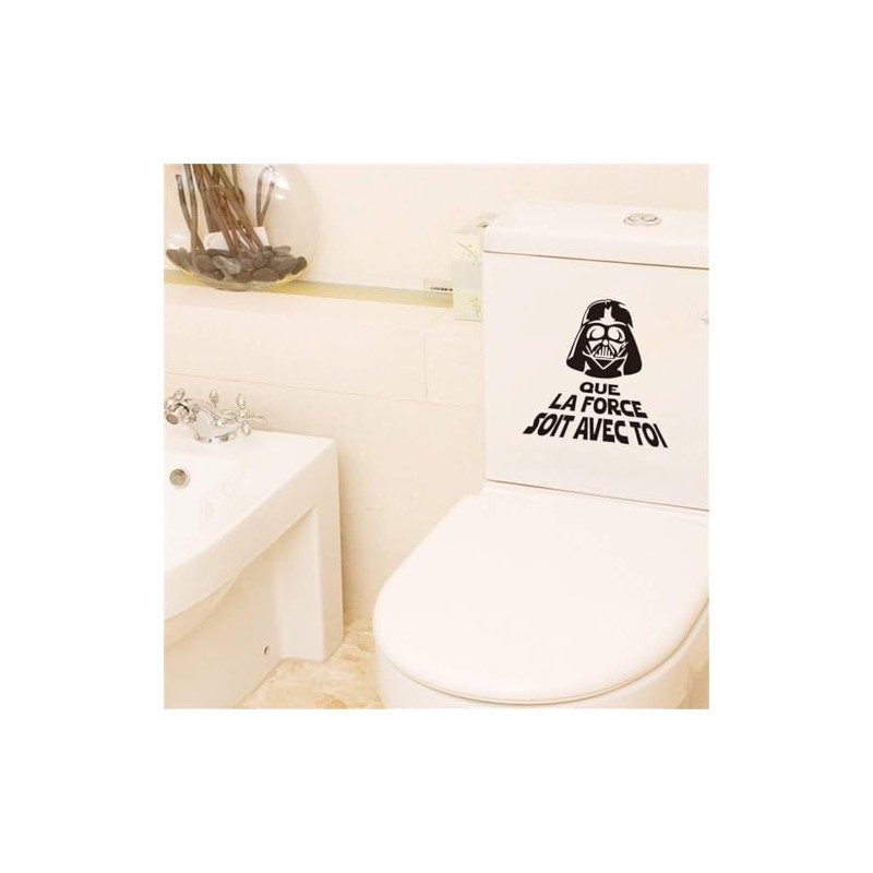 Que la Force Toilet Sticker for Toilet (19 x 20