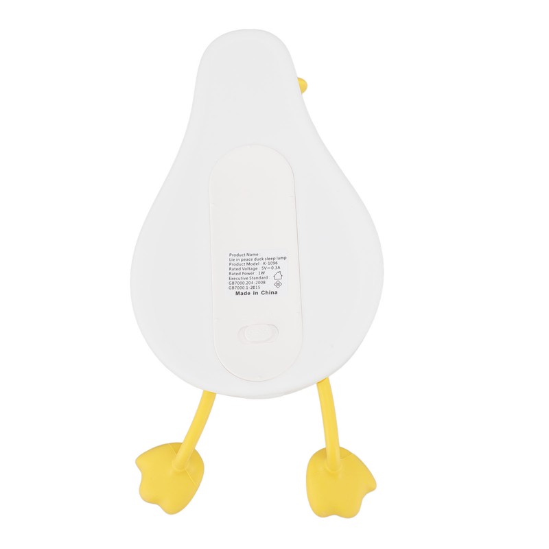 Duck Sleep Lamp Silicone Cute Animal Shaped USB Rechargeable Mini