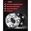 Torchbeam 5x5.5 to 5x5 Lug Centric Wheel Adapters 1.5 inch