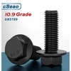cSeao M8 x 30mm Flanged Hexagon Bolts, Flanged Hex Screws,