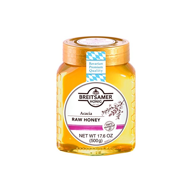 Breitsamer, Acacia Raw Honey, 17.6 oz