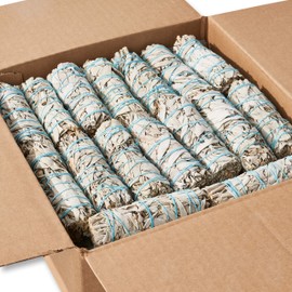 25 White Sage 4" ~ Sage Smudge Sticks for Smudging & Cleansing Energy ~ Bulk/Wholesale ~ Sustainably Grown (25 Pack)