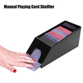 Manual Card Shuffler with 4 Decks, Board Game Card Shuffler, Poker Mixer, Playing Cards, Poker, Board Game Tool Accessories, Game Dealer Accessories for Classic Poker Trading Card Games