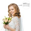 Senkary 10 Pieces Metal Hair Comb Clip Wire Wedding Bridal