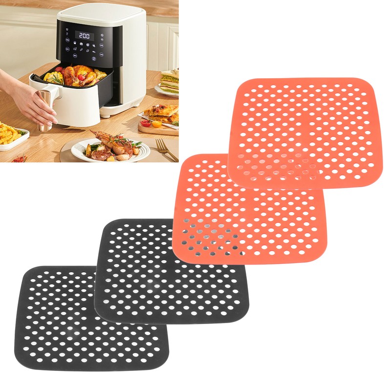 Reusable Air Fryer Mats Stick Proof Dishwasher Safe Oil Resistant