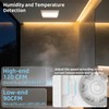 Bathroom Exhaust Fan with 6000K Light & Humidity Sensor (120-90CFM)