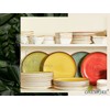 ONEMORE Porcelain Plates Set 10.5 inch Large Dinner Plates for