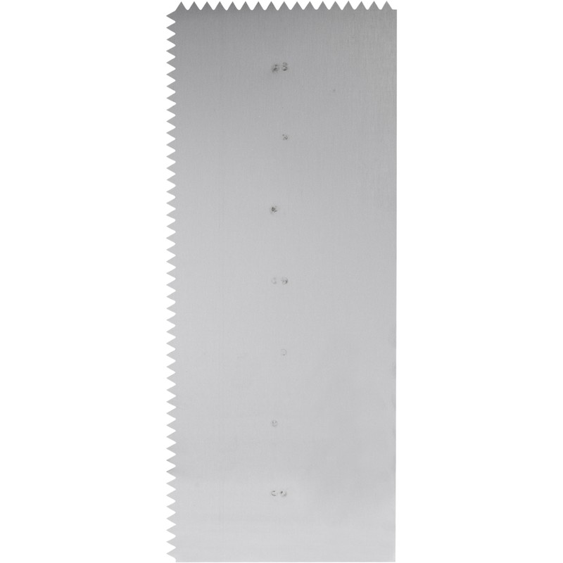 BARWALT Ultralife Trowel Blades, Right-Handed, V-Shaped, 0mm Z-Notch, 6.35mm X-Notch,