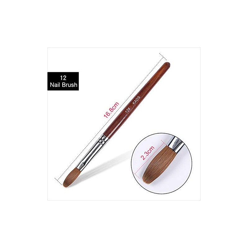 KADS Nail Acrylic Brush Gel Nail Brush Kolinsky Nail Art