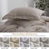 King Linens 100% French Linen Pillow Shams Pack of 2