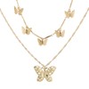 fxmimior - Collar de mariposa para mujer con capa fina