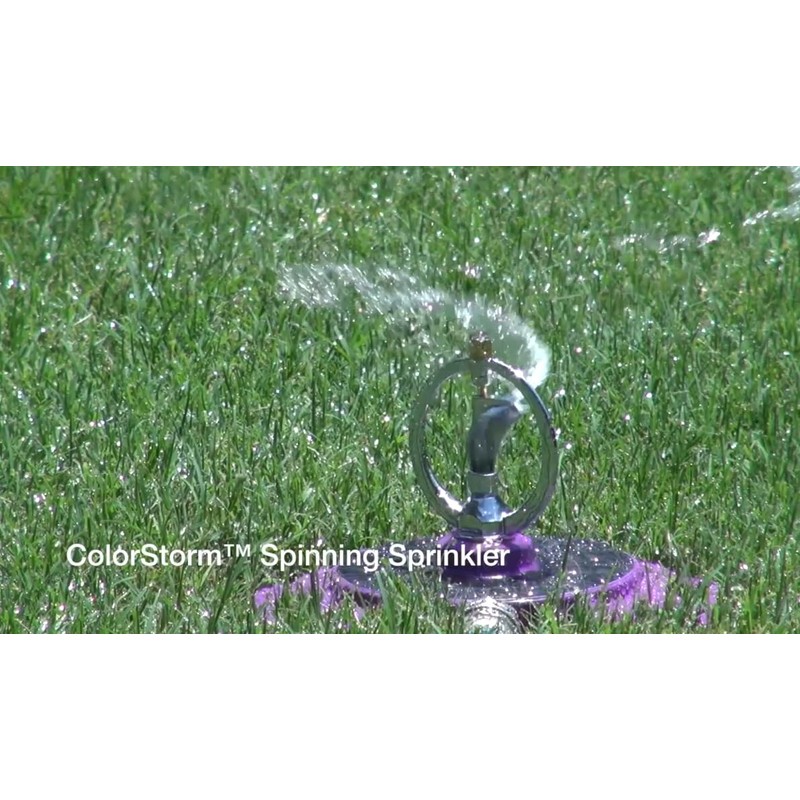 Dramm 15076 ColorStorm Spinning Sprinkler, Berry