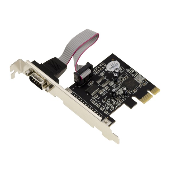 KALEA-INFORMATIQUE PCIe 1 Port COM RS232 Serial Card with DB9 Connector Oxford OXPCIe952 Chipset