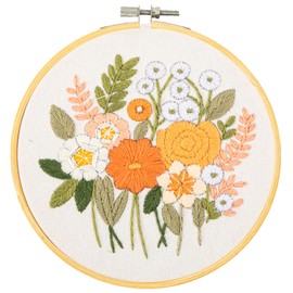 DIAMOND DOTZ Kits - Embroidery Country Garden: A Stunning Embroidery Kit Perfect for Beginners and Adults, Easy-to-Follow Instructions, Vibrant Threads, and Timeless Beauty!