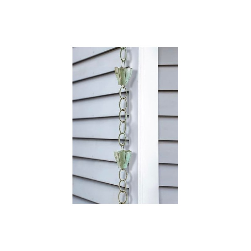 Good Directions 491V1-8 Crocus Rain Chain 8-1/2 Feet Long, Large