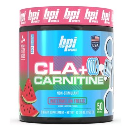 Bpi Cla + Carnitina 12.34oz 50 Serv Suplemento Alimenticio Sabor Sandía