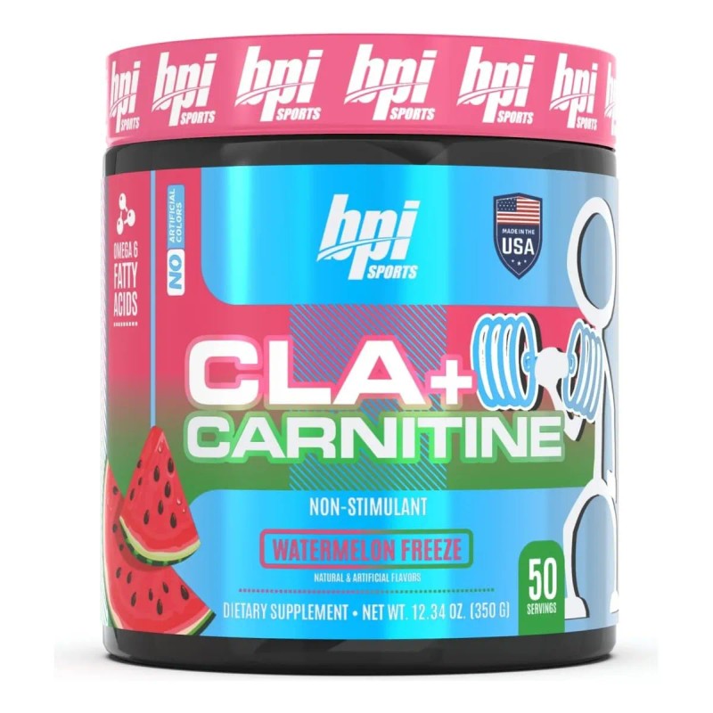Bpi Cla + Carnitina 12.34oz 50 Serv Suplemento Alimenticio Sabor