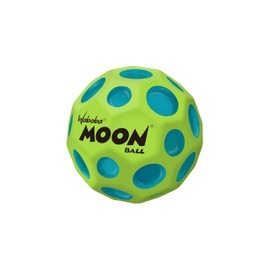 Sunflex® x Waboba® Moon Ball Martian Green | Jumping Ball | Jumping Rubber Ball | Play Ball | Ball Crater Creates Popping Sound | Easy to Grip | Bouncing Ball for Children