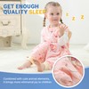 BETTERFUN - Saco de dormir para niños pequeños con pies