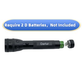 Heavy Duty 2 D Cell Battery LED Big Flashlights, High Lumens, Ourdoor，Aluminum，Emergency, Power Outage Supplies