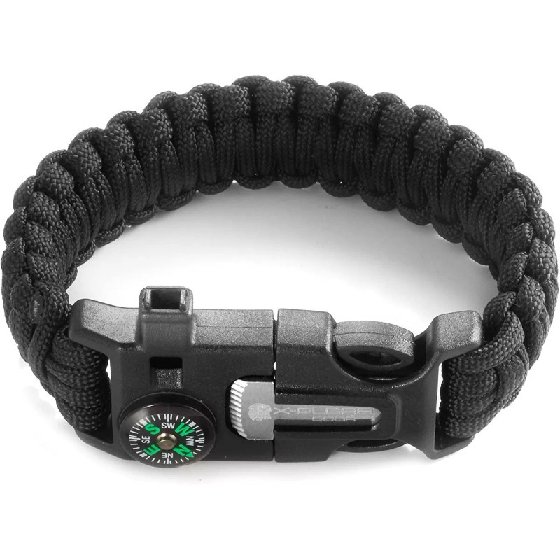 Patry Pulsera Brazalete Táctica Supervivencia Pedernal Paracord