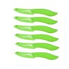 Ceramic Knife Set, 6 Piece Kitchen Knife Set with Sheath
