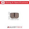 AlveyTech Disc Brake Pads for Mini Bike Standard Caliper (4)