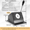 MK.Bear 58mm / 2.28" Button Paper Cutter, Metal Graphic Punch