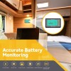 Power Queen 500A Battery Monitor with Shunt Capacity Display 8V-120V