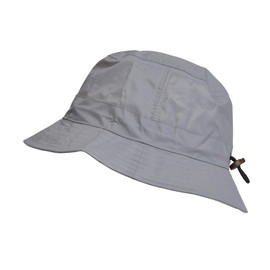 Toutacoo, Adjustable Bucket Rain Hat Nylon Look (04-Light Grey/Small)