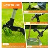 FGstyle Weed Puller Tool, Gardening Stand-Up Weeder Puller with Ergonomic