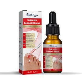 Ingrown Toenail Nail Care Serum for Brittle, Discoloured and Broken Nails, Nail Care Oil, Nail Hard Cuticle Care for Foot and Hand, 10 ml