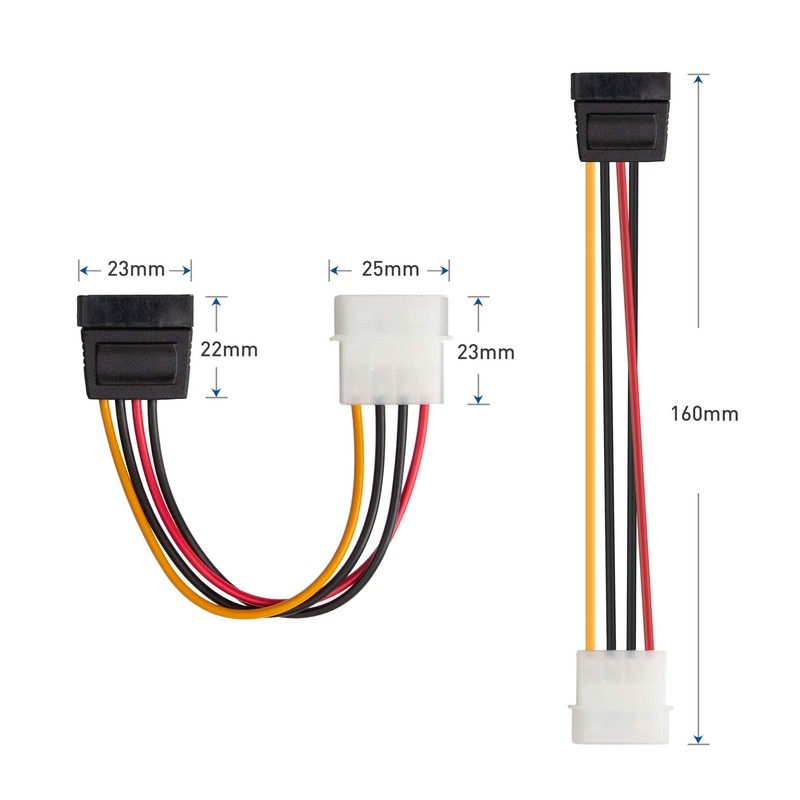 Cable Matters SATA Power Cable Molex SATA Power Cable Molex