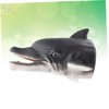 KICHOUSE Grey Boys and Girls Hand Puppet Simulation Dolphin Toy