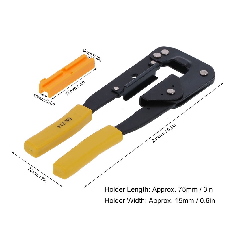 SK‑214 Flat Ribbon Cable Crimper High Carbon Steel Hand Wire