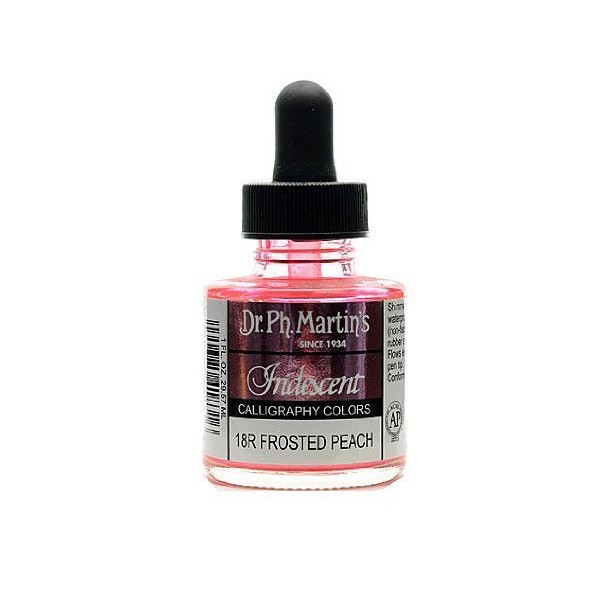 Dr. Ph. Martin's Iridescent Calligraphy Color, 1.0 oz, Frosted Peach (18R)