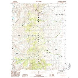 YellowMaps Kearsarge Peak CA topo map, 1:24000 Scale, 7.5 X 7.5 Minute, Historical, 1985, Updated 1985, 26.8 x 22 in - Tyvek