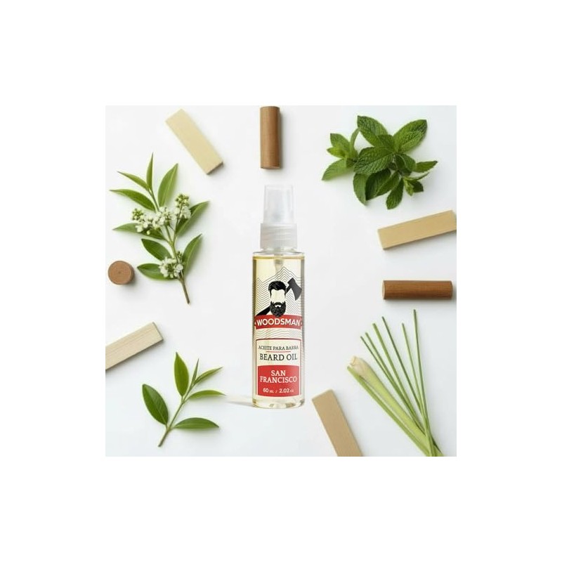 Woodsman - Aceite Para Barba y Bigote 60 ml. (San