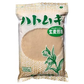 Pearl Barley Whole Grain Flour, 10.6 oz (300 g) x 2 Bags Set (Unrefined Roasted Barley Powder, Delicious Powder with Rice Bee Flavor)