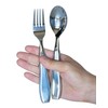 Weighted Utensils for Hand Tremors, Stainless Steel Silverware Set, Adaptive
