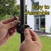 DYSHIPEN Metal Clamp-On Deck Hook for Bird Feeder,Accessory Hook for