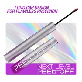LANGMANNI Juego de 6 delineadores de labios despegables, manchas de labios, de larga duración, impermeables y a prueba de manchas, con mango ergonómic