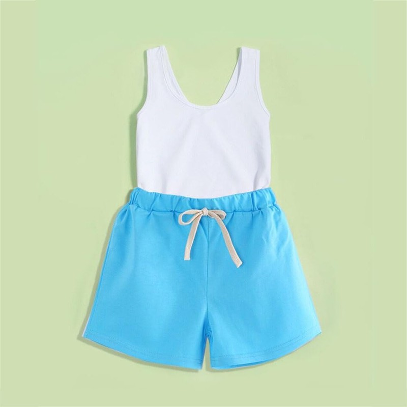 FedMois Boys' Summer Shorts Cotton, Pack of 4, Blue, Grey,