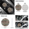 Wanyint Aztec Cow Print Retro Car Accessories Set 12 PCS,