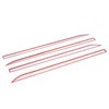 Kojem 4 Pcs Chrome Outside Door Body Side Molding Trim
