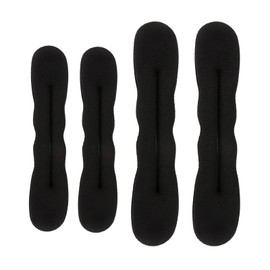 4 Stück Dutt Maker, Haarknotenformer, Flechthilfe Haare, Donut Brötchen-Haartwister, Haarstyling-Zubehör, Hochsteckfrisur-Zubehör, Hochsteckfrisur-Werkzeuge, Dreher für Frauen und Mädchen